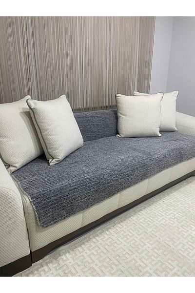 Damlaiso 140*185 Wellsoft Sofa Cover Plush Sofa Bed Cover Plush Sofa Cover Divan Cover