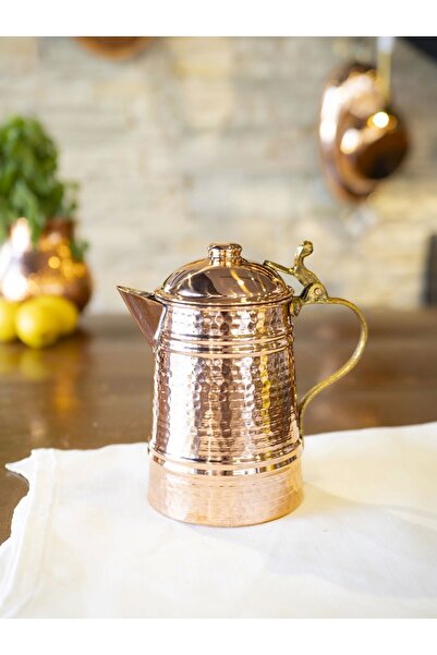 Bakır Concept Bakır Sütlük Çekiç Dövme Parlak Bakır Renk