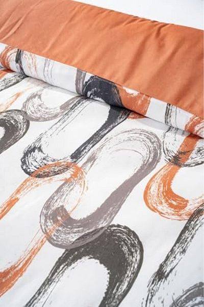 STOREMAX Mrttnca Abstract Coffee Double Duvet Cover Set Cotton Trndymrt 1087243