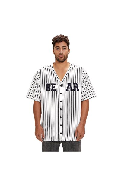 Bad Bear 24.01.30.001 Homer Shirt Beyaz