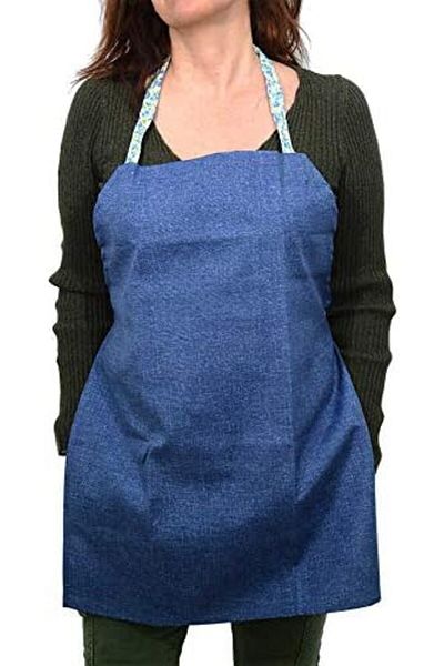 STOREMAX Mu-Artshop Trend Kitchen and Work Apron Unisex Indigo Tnca 871301