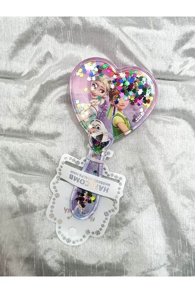 Frozen Elsa Themed Girl's Silicone Tip Glitter Comb - Color Options