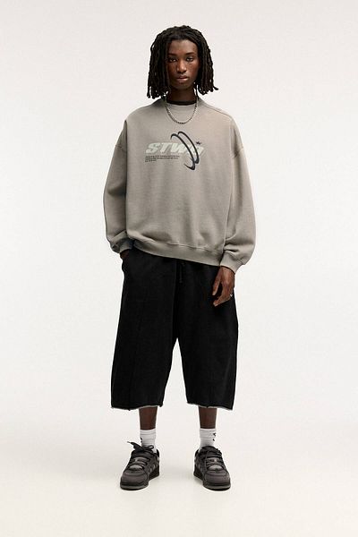 Pull & Bear Washed STWD sweatshirt