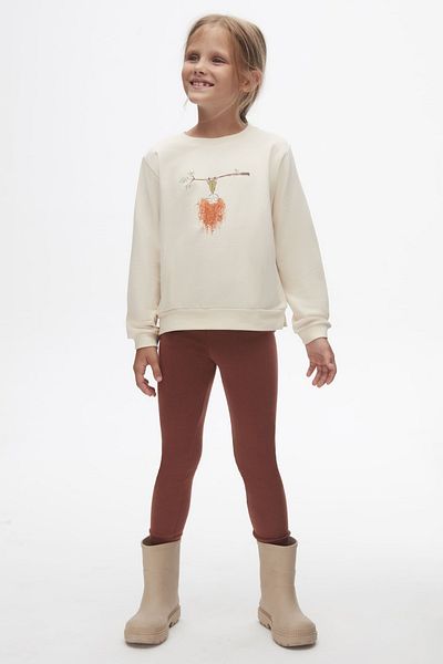 nk kids Κοριτσίστικο καλσόν σε χρώμα τούβλο - 57501