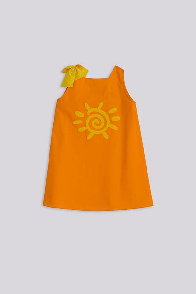 Lia Lea BG Store فستان برتقالي للفتيات