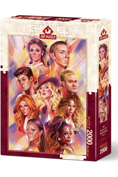 STOREMAX Svticaret Puzzle World Music Stars 2000 Piece Puzzle Mhm 1053513