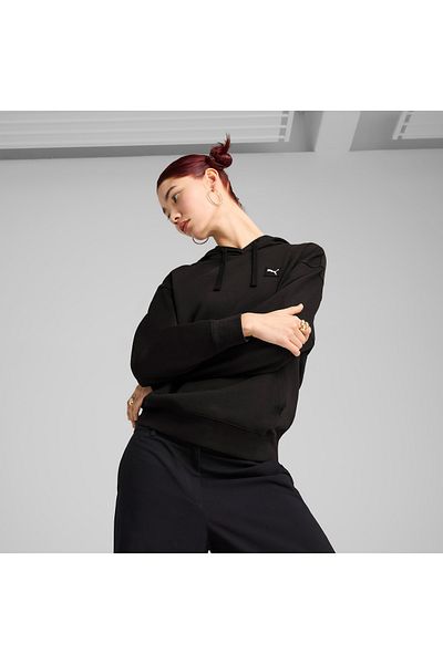Puma Дамски черен суитшърт Ess Elevated Comfort Tr