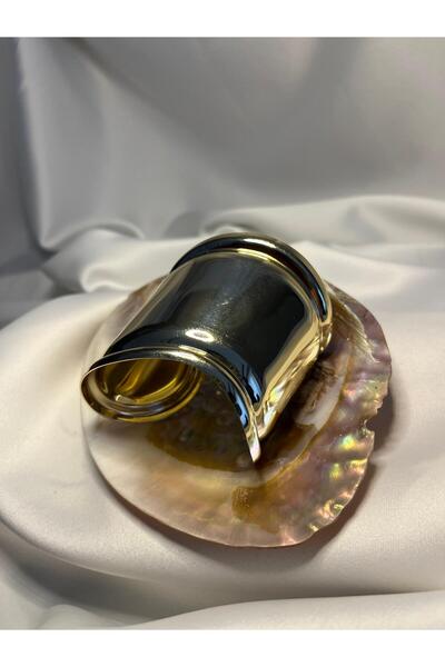 Pretty Gold Renk Ayarlanabilir Kalın Kelepçe Bileklik