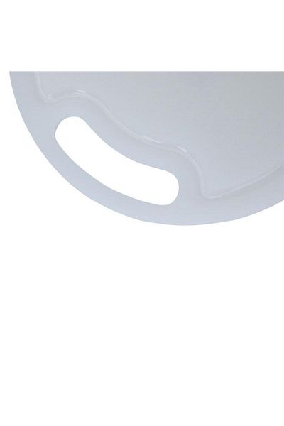 ALSAIF Plastic Cutting Board 30X30X1 Round Large White