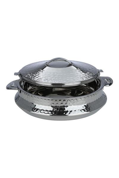 ALSAIF Steel Food Container 4 Liters Silver