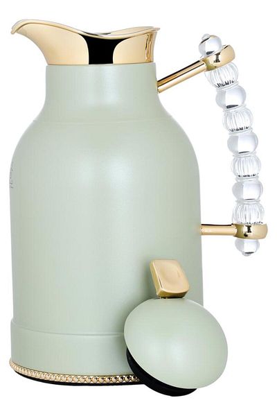 ALSAIF Farida Stainless Steel Thermos Set Two Pieces Light Green