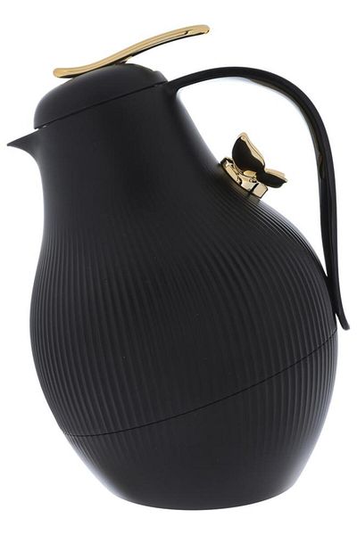 ALSAIF Plastic Thermos (Dora) 1 Liter Black