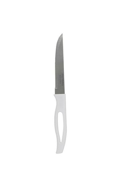 ALSAIF Plastic Cutting Boards Set Rectangular Black Handle 3 Pieces White