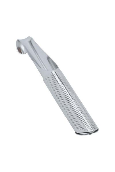 ALSAIF Steel Tea Strainer Cylindrical Silver