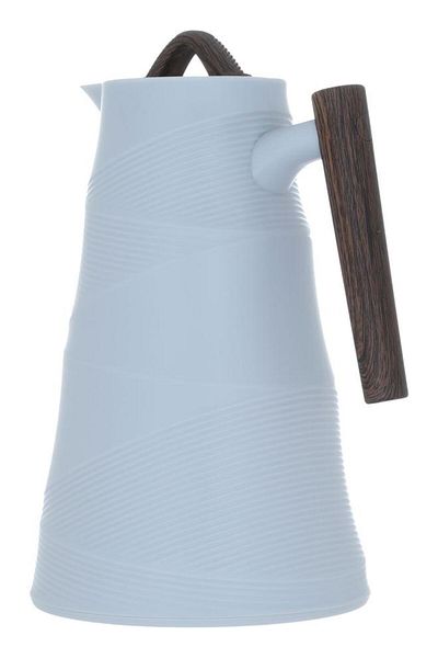 ALSAIF Glory Bamboo Glass Thermos 1 Liter Plastic Body Pearl