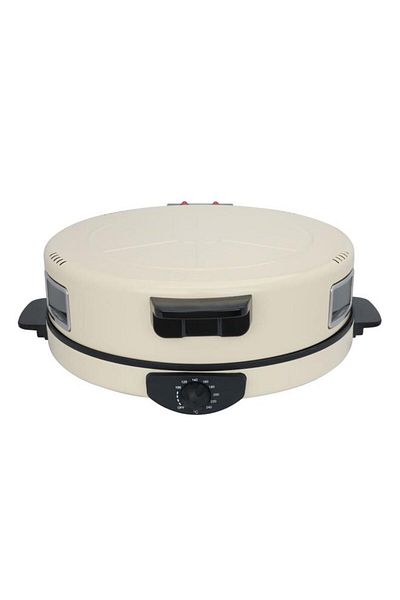 ALSAIF Electric Baker 45 Cm 2600 Watt 2 Slots Beige