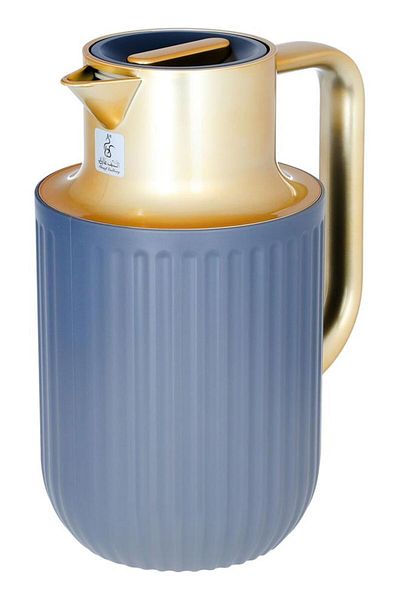 ALSAIF Plastic Thermos 1 Liter Dark Grey