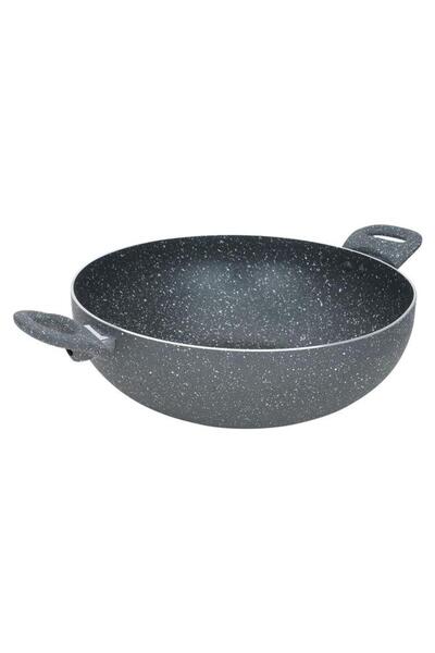 ALSAIF Granite Frying Pan 26 Cm Deep Beige