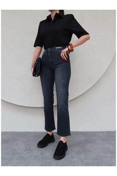 ESRAHELVACI Momfit Jean cu accesoriu în talie