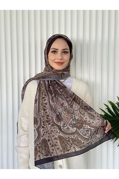 Pull Scarfs Ethnic Vual Angelo Pattern - Brown