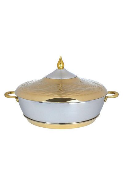 ALSAIF Steel Food Container 6 Liter Silver