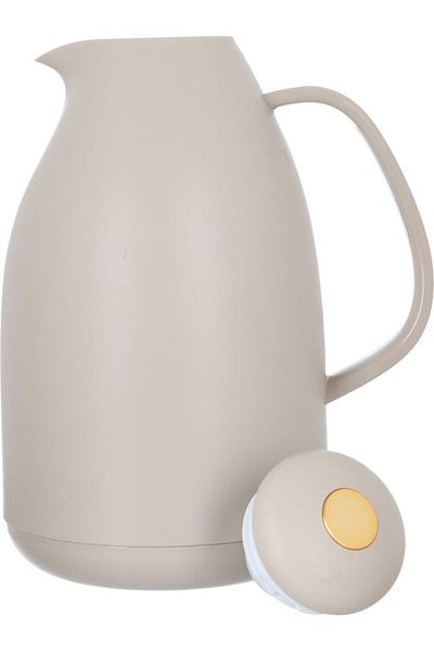 ALSAIF Timeless Penguin Pro Glass Thermos 2 Litres Plastic Body Beige