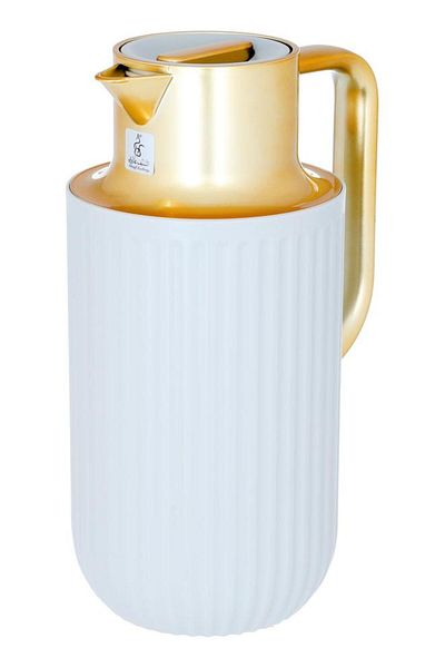 ALSAIF Plastic Thermos (Laura) 1.6 Liters White
