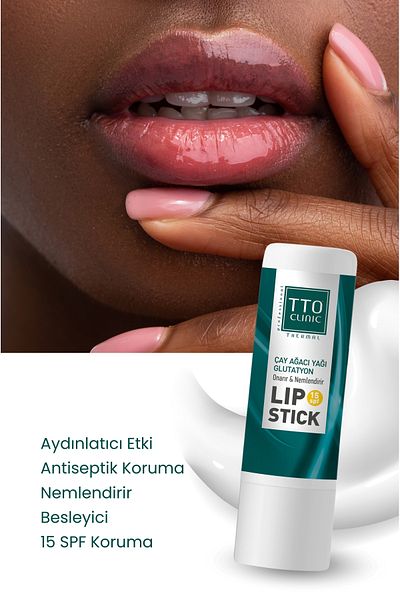 TTO Clinic Lip Stick - Tea Tree Oil & Glutathione 15 Spf