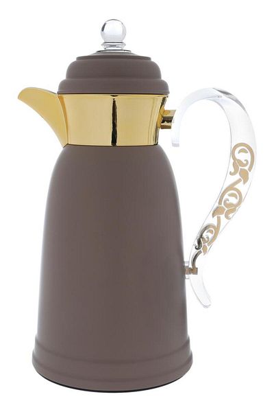 ALSAIF Qamar Stainless Steel Thermos Set 0.7 / 1 Liter Cappuccino
