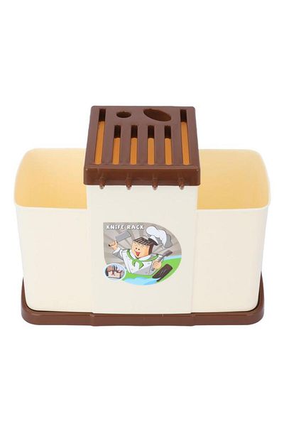 ALSAIF Plastic Storage Box Rectangular Beige