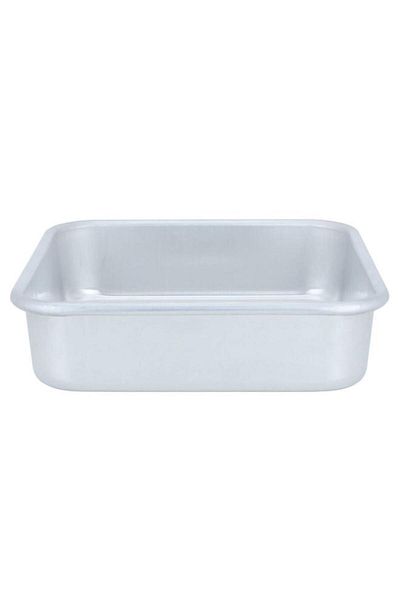 ALSAIF Aluminum Cake Mold 24.5X24.5X6.5 Cm Silver