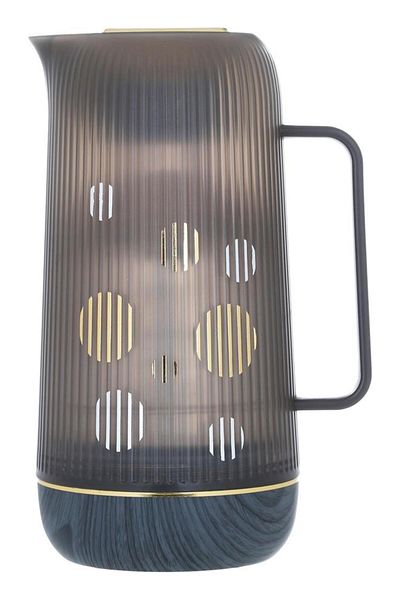 ALSAIF Harmony Pro Plastic Thermos 1 Liter Dark Grey