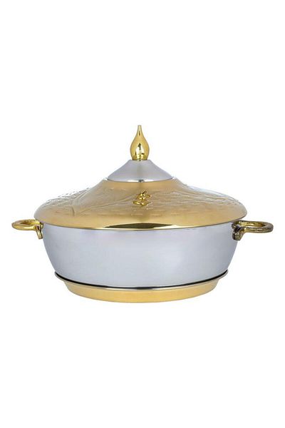 ALSAIF Steel Food Container 4 Liter Silver