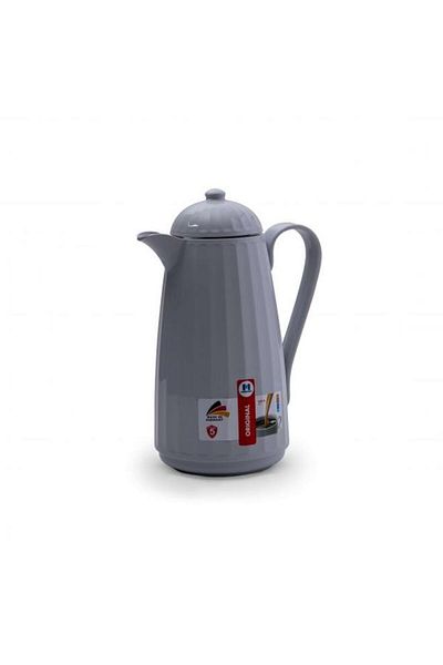 ALSAIF Plastic Thermos 1 Liter Gray