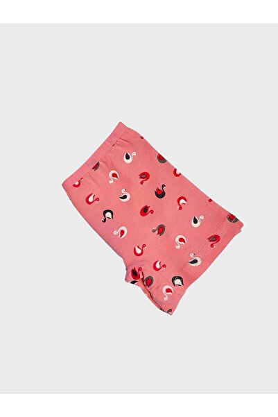 elmas kids Girl's Cotton Pink Swan Pattern Athlete Boxer Set