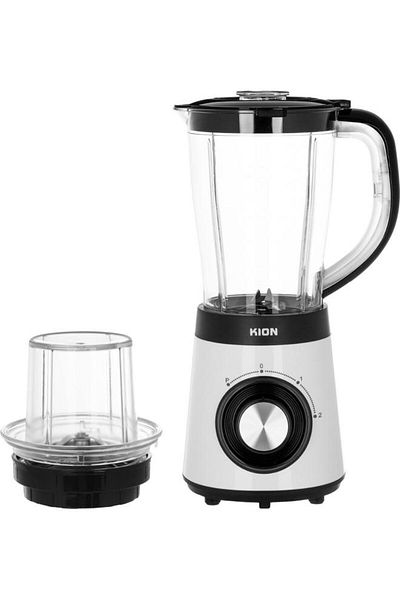 ALSAIF Kion Electric Bbb5015Pp00 Blender Plastic 500 Watt 1.5 Liter Grinder Black White