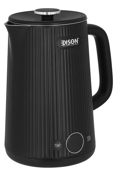 ALSAIF Alpha Electric Kettle 1.7L 1500W Black