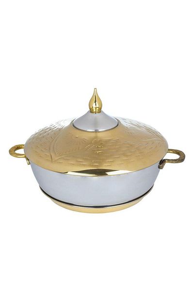 ALSAIF Steel Food Container 4 Liter Silver