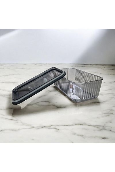 furkancam Acrylic Vacuum Storage Container, Maxi Rectangular Vacuum Sealed Storage Container,