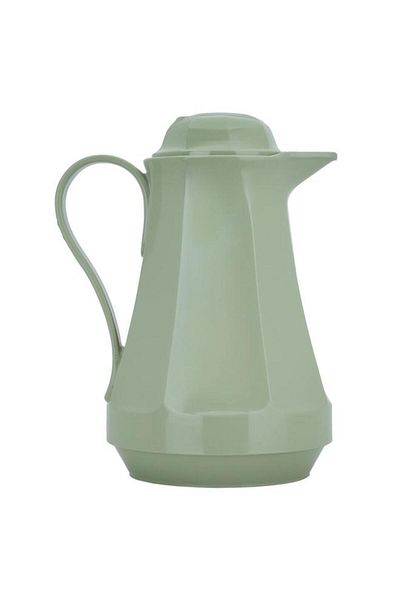 ALSAIF Glass Thermos 1 Liter Plastic Body Green