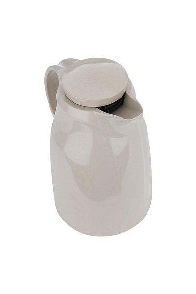 ALSAIF Plastic Rhinestone Thermos 2 Liters Ribbed German Beige