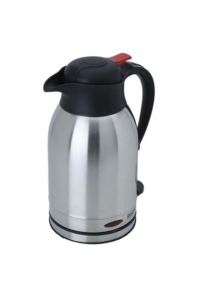 ALSAIF Steel Electric Thermos 1600 Watts 1.5 Liters Black Silver
