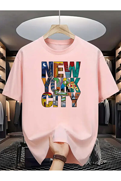 npLStore Unisex majica velikih dimenzija sa NY City printom