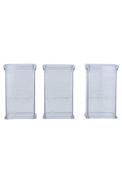 ALSAIF Plastic Box Set 500 Grams 3 Pieces Clear