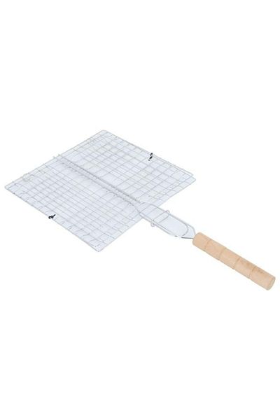 ALSAIF Steel Grill Grate 22.5 X 22.5 Cm Square Silver