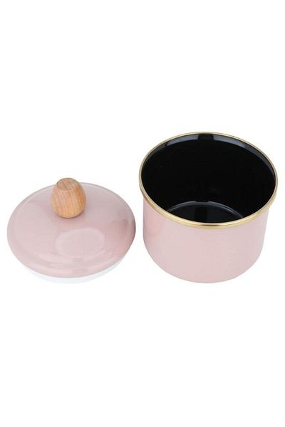 ALSAIF Steel Box Round Lid Pink