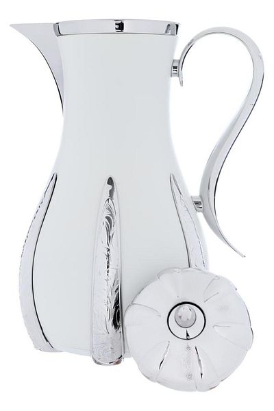 ALSAIF (Sana) Stainless Steel Thermos Set 1 Liter 2 Pieces White