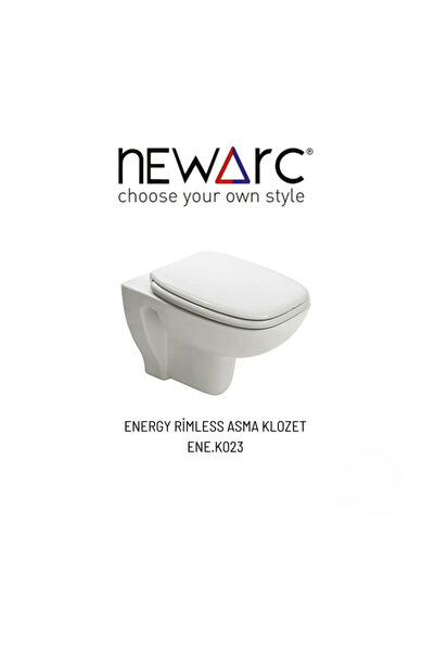 Newarc Energy Asma Klozet Ene.k023, Orijinal Energy Yavaş Kapak