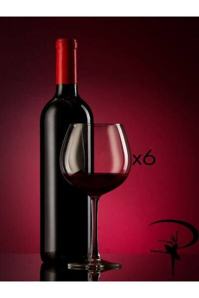 Porland Magnum 6'lı Şarap Bardağı 720 cc