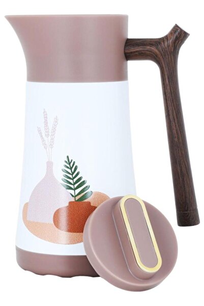 ALSAIF Golry Gloria Glass Thermos 350 Ml Plastic Body White Pink